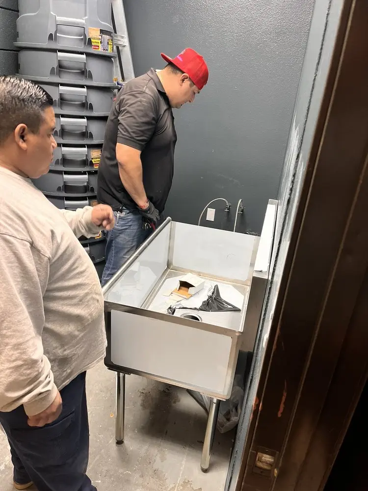Commercial plumbing and sink installation in Clewiston